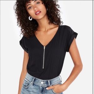 Express zipper blouse
